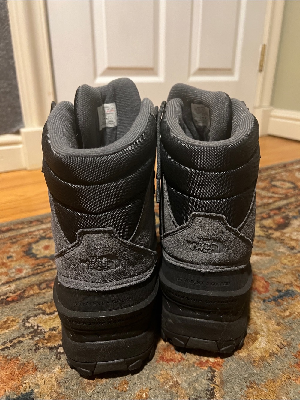 The North Face Gray and Black Insulated Lace-Up Winter Boots - Picture 2 of 5